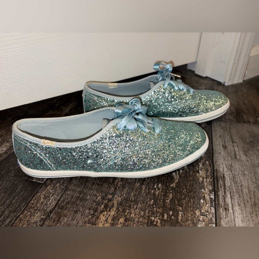 Keds Kate Spade Women's Glitter Sneakers - Blue